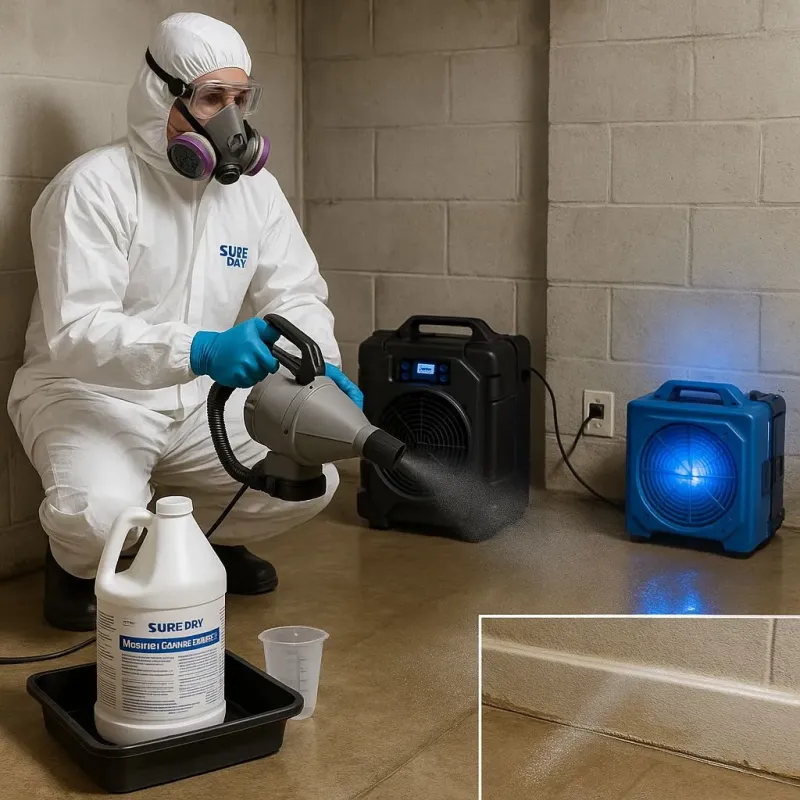 Sanitization and Odor Removal process in Evans City, PA