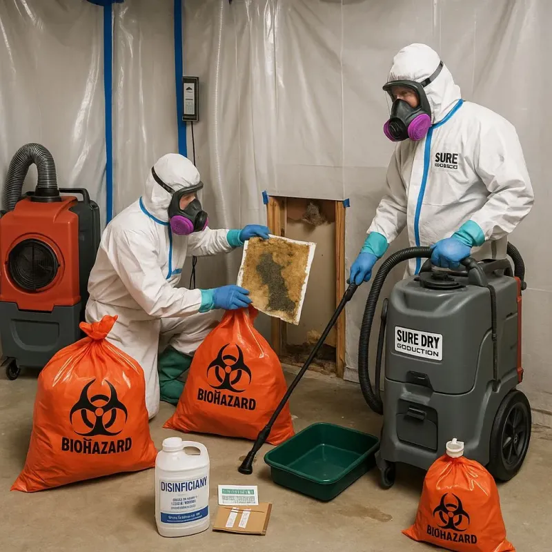 Contaminated Water Handling Protocols process in Evans City, PA