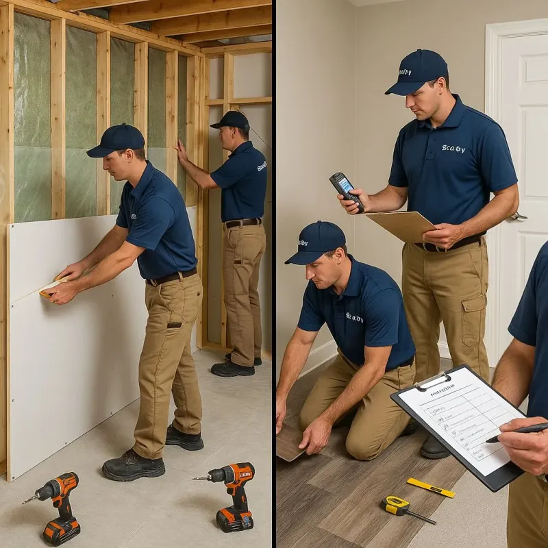 Repairs and Reconstruction process in Evans City, PA