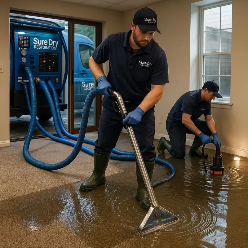 Water Extraction and Removal process in Evans City, PA